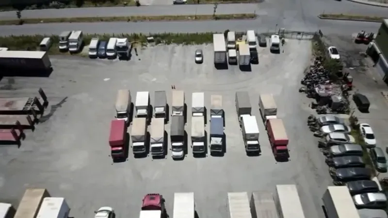 İstanbul merkezli 6 ilde kaçak yedek parça operasyonu: 60 kamyon ürün ele geçirildi