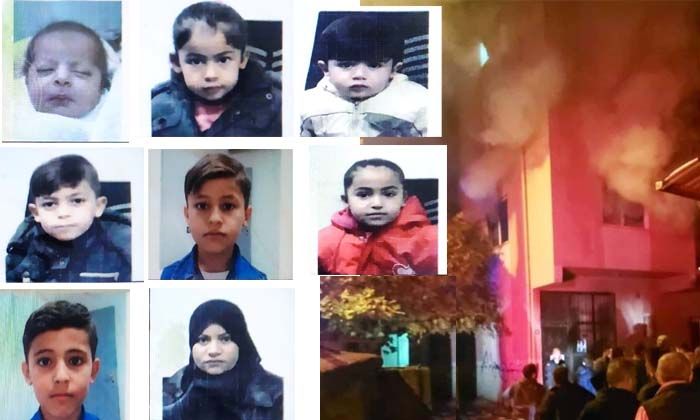 Bursa’da yangın faciası! 8’i çocuk 9 kişi hayatını kaybetti