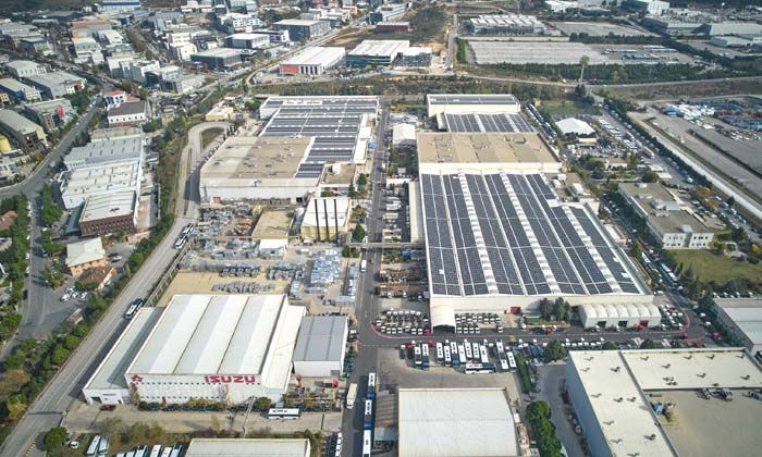Anadolu Isuzu üretim tesislerindeki, elektrik ihtiyacının yüzde 70’ini güneş enerjisinden sağlayacak