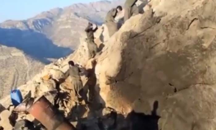 7 terörist mağaradan çıkıp teslim oldu