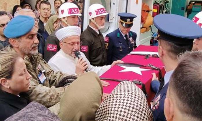 Pençe Kilit şehidi astsubay Emre Sevinç dualarla uğurlandı