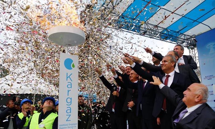 Sel felaketini yaşayan 4 ilçe doğalgaza kavuştu