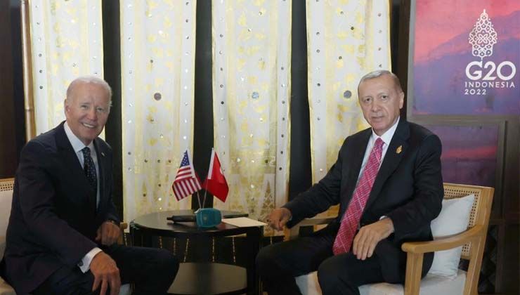 Cumhurbaşkanı Erdoğan, Biden ve Macron ile görüştü