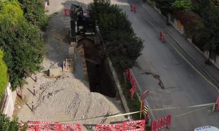 Kanalizasyon kazısı sırasında insan kemikleri bulundu