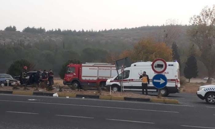 Manisa’da kaza: 2 ölü, 5 yaralı