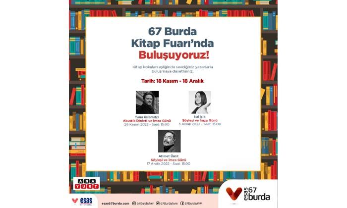 67 Burda AVM’de Kitap Fuarı başlıyor