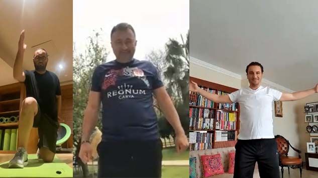 Antalyaspor’da yöneticiler de antrenman yaptı