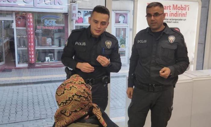 Polisin dikkati 100 bin lirayı kurtardı
