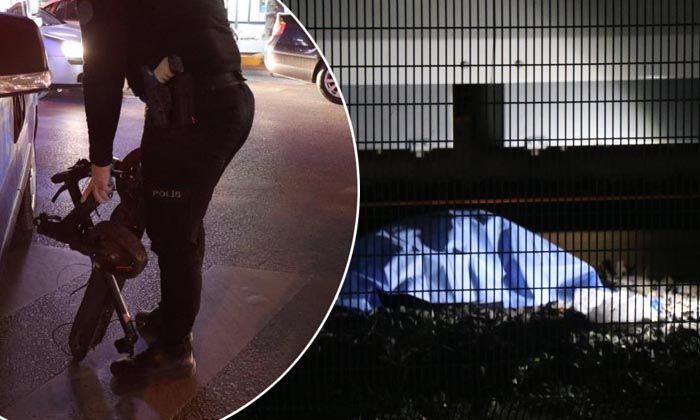 Scooter kullanan genç kızın feci sonu