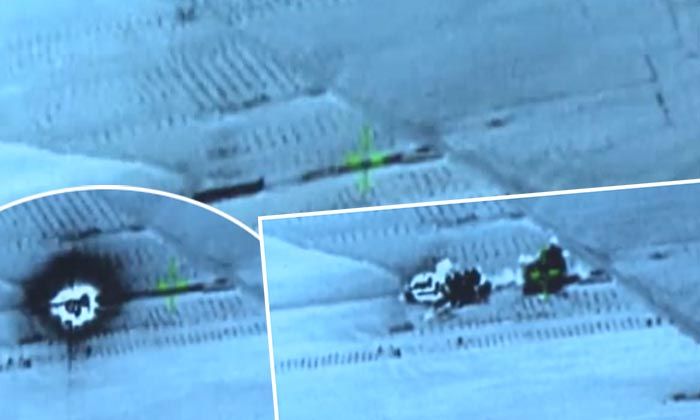 MSB, terör yuvalarının vurulduğu görüntüleri paylaştı