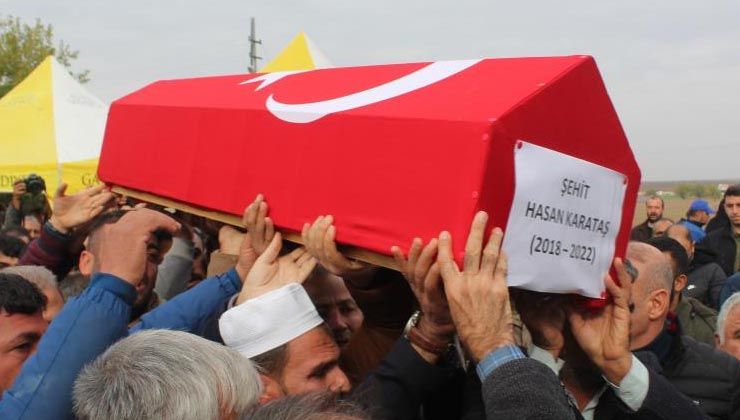 5 yaşındaki Şehit Hasan son yolculuğuna uğurlandı