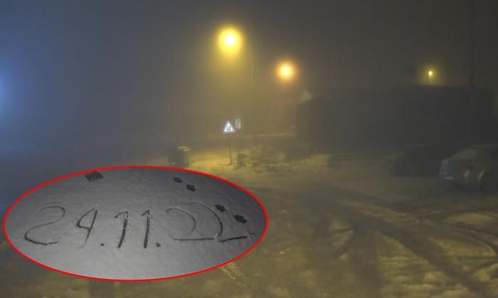 Kar yağışını duyan Uludağ’a koştu