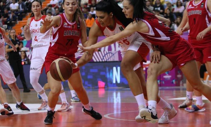 Kadın Milli Takımımızdan Arnavutluk’a 96 sayı fark