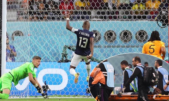 Hollanda ile Ekvador berabere kaldı, Fenerbahçeli Valencia oyunu sedye ile terk etti