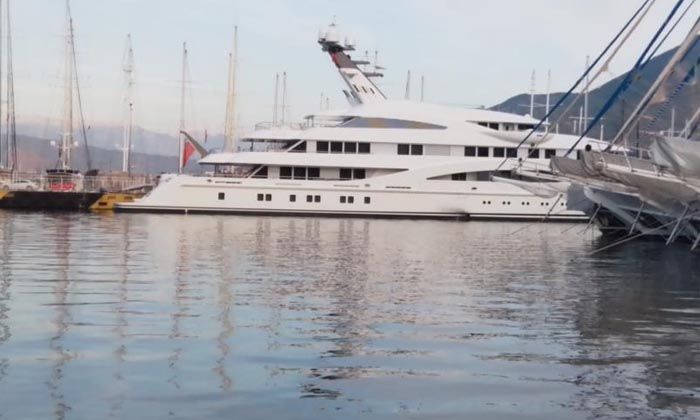 Lüks Mega Yat “Amatasia” Fethiye’de