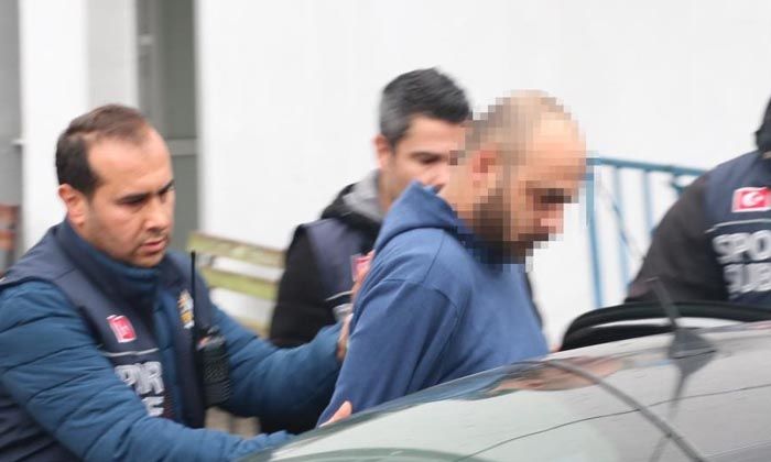 Altay kalecisine korner direğiyle vuran saldırgan adliyeye sevk edildi