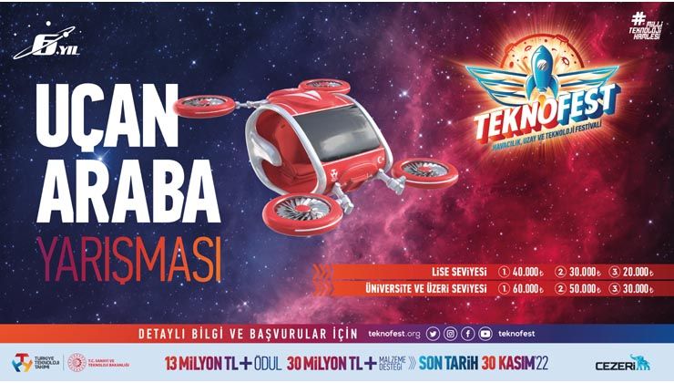 Uçan Araba TEKNOFEST’ten geliyor