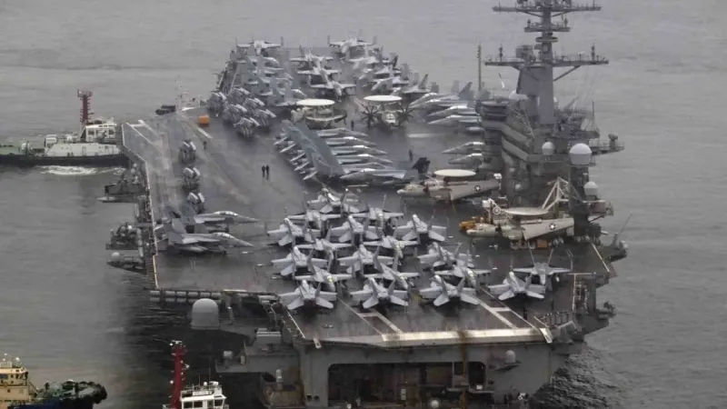ABD uçak gemisi ortak askeri tatbikat için Güney Kore’de