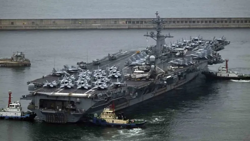 ABD uçak gemisi ortak askeri tatbikat için Güney Kore’de