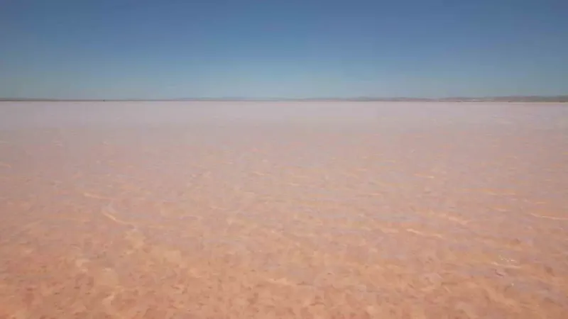 Tuz Gölü pembe renge büründü Tuz Gölü pembe renge büründü