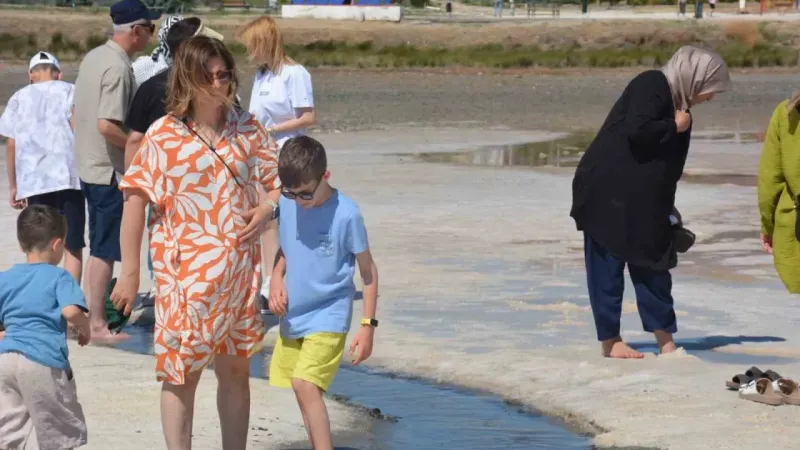 Tuz Gölü pembe renge büründü Tuz Gölü pembe renge büründü