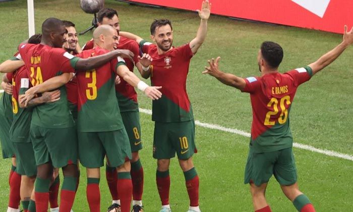 Portekiz, çeyrek finale 6 golle yükseldi Portekiz, çeyrek finale 6 golle yükseldi