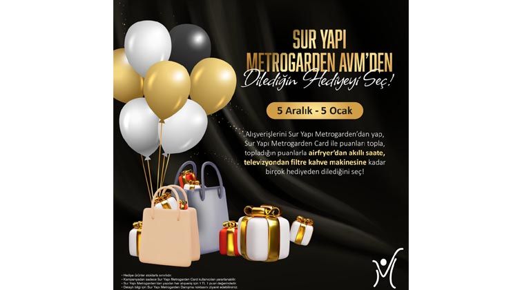 Sur Yapı Metrogarden’da Hediye Şenliği başladı