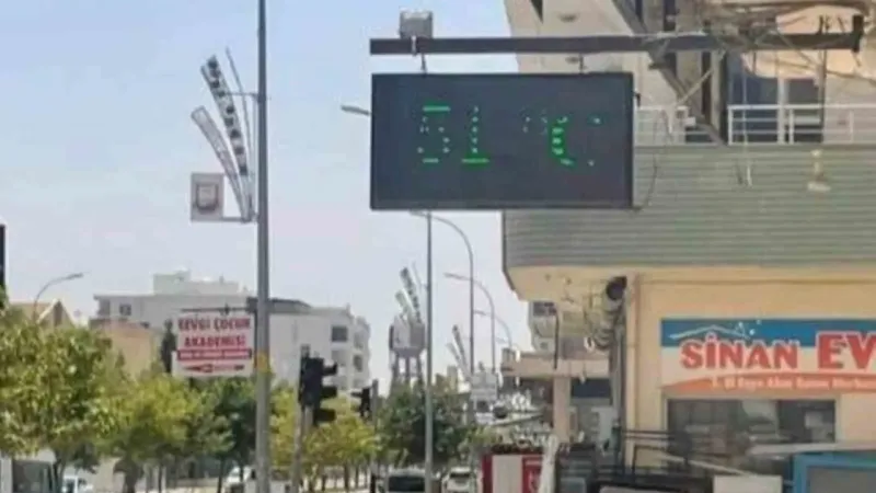 Şanlıurfa’da termometreler çıldırdı Şanlıurfa’da termometreler çıldırdı