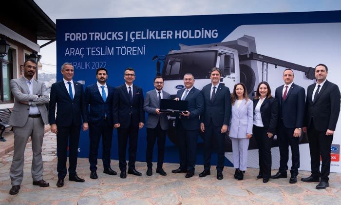 Ford Trucks’tan Çelikler Holding’e 110 adet inşaat kamyonu teslimatı