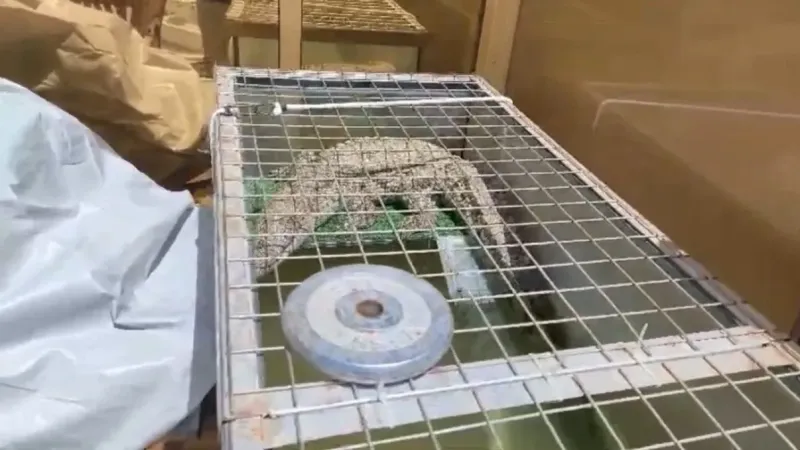 İstanbul’da kazaklı timsah operasyonu: Timsahı tasma takıp gezdirdi