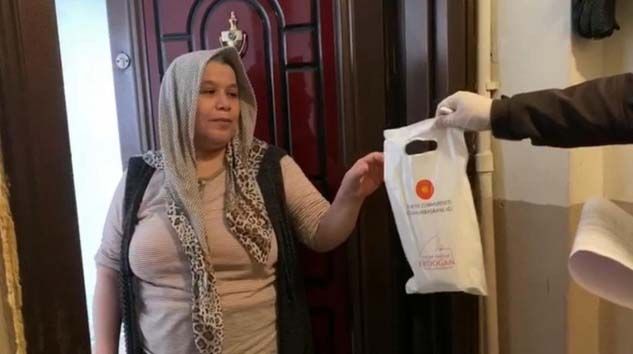 Cumhurbaşkanı Erdoğan’ın açıkladığı kolonya ve maske dağıtımı başladı