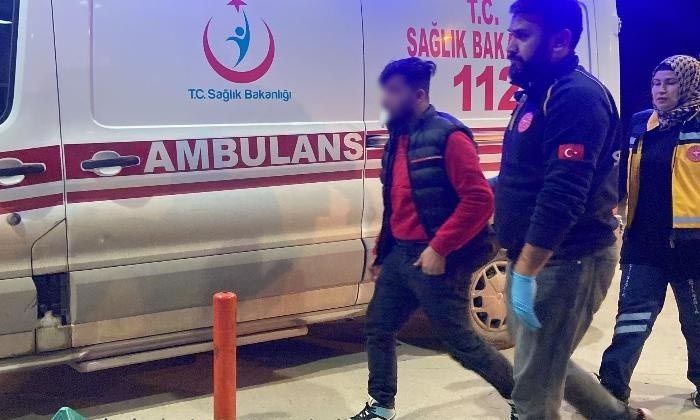 Kadını taciz eden şahsa meydan dayağı