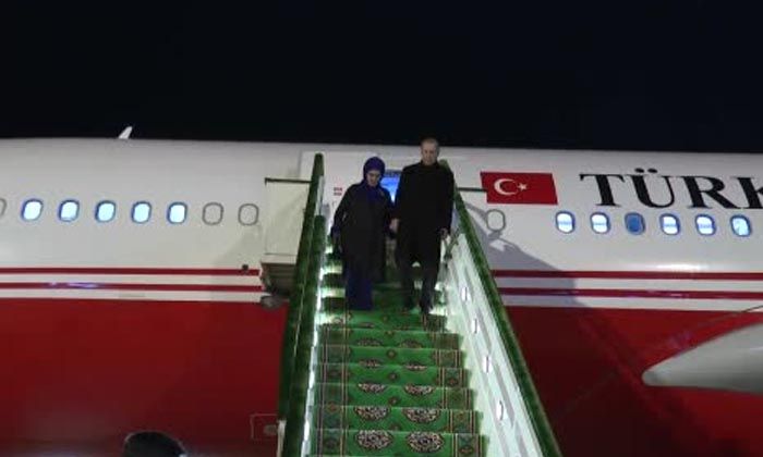 Cumhurbaşkanı Erdoğan, Türkmenistan’da