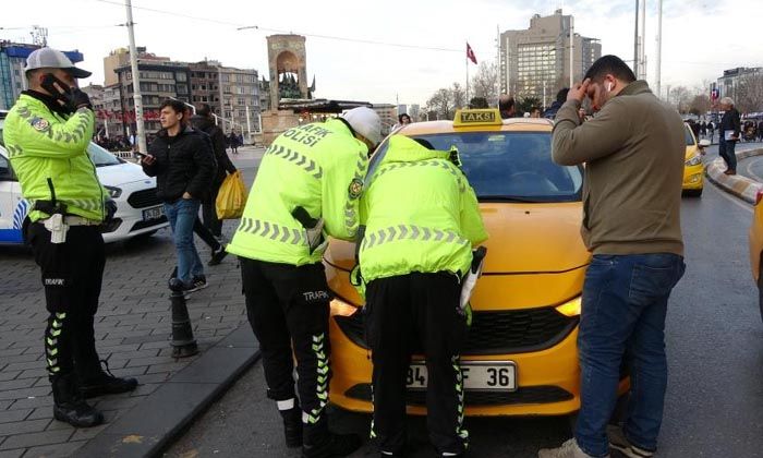 Taksimetre açmayan ve pazarlık yapan taksicilere ceza yağdı