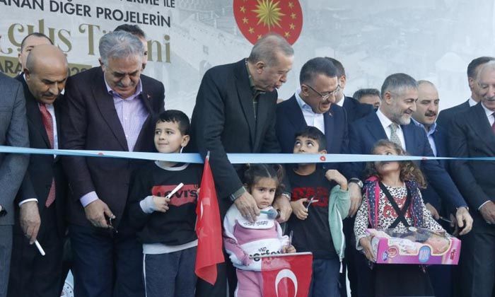 Erdoğan Mardin’de güncel değeri 17,5 milyar olan projelerin açılışını yaptı