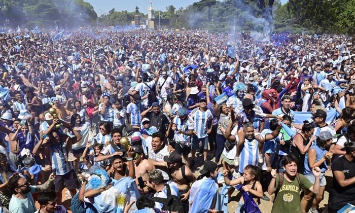 Arjantin’de dünya şampiyonluğu coşkuyla kutlandı