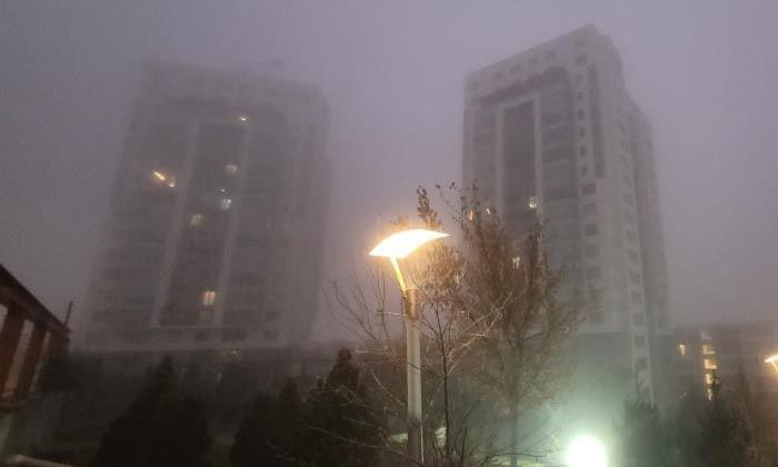 Ankara’da yoğun sis: Görüş mesafesi 10 metreye kadar düştü