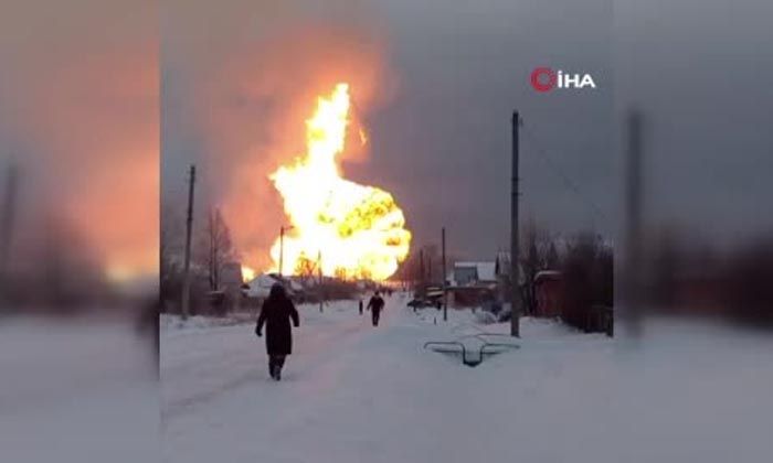 Rusya’da doğal gaz boru hattında patlama: 3 ölü, 1 yaralı