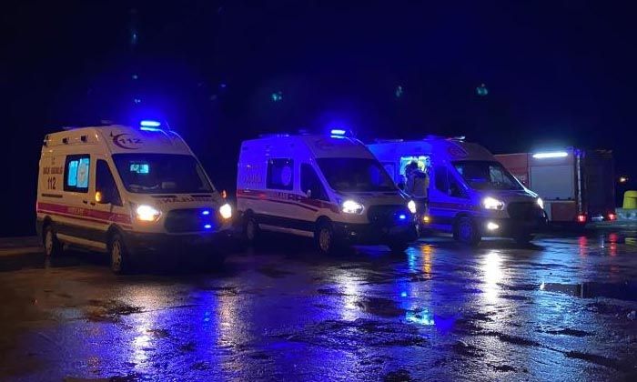 Sinop’ta kuru yük gemisinde yangın! 13 yaralı var