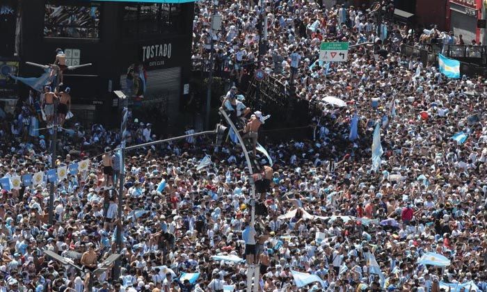 Dünya Şampiyonu Arjantin Milli Takımı’na görkemli karşılama