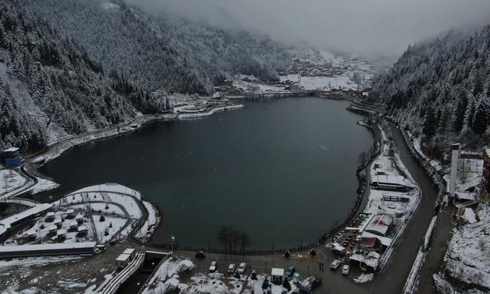 Uzungöl’den kar manzaraları
