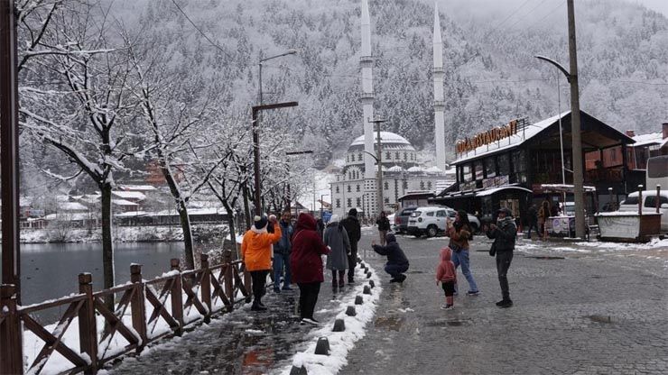 Uzungöl’den kar manzaraları