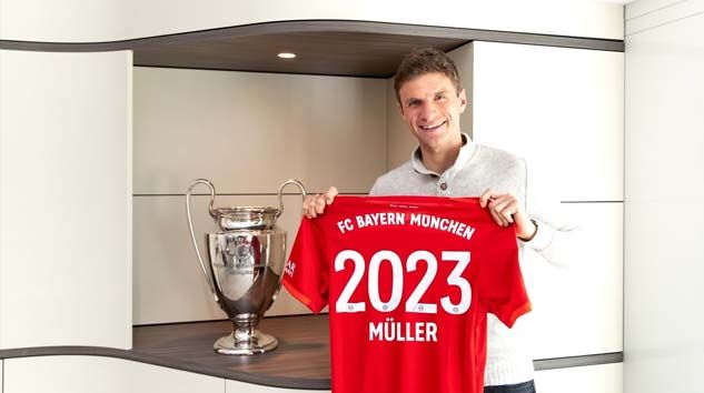 Thomas Müller, 2023’e kadar Bayern Münih’te