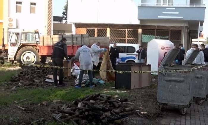 Sandık içerisinde kokmuş erkek cesedi bulundu