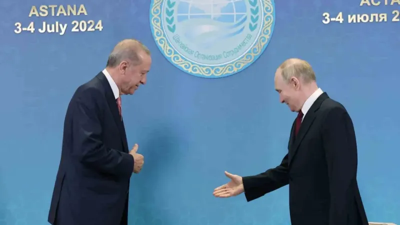 Putin: “Dünyadaki tüm zorluklara rağmen Rusya-Türkiye arasındaki ilişkiler ilerliyor”