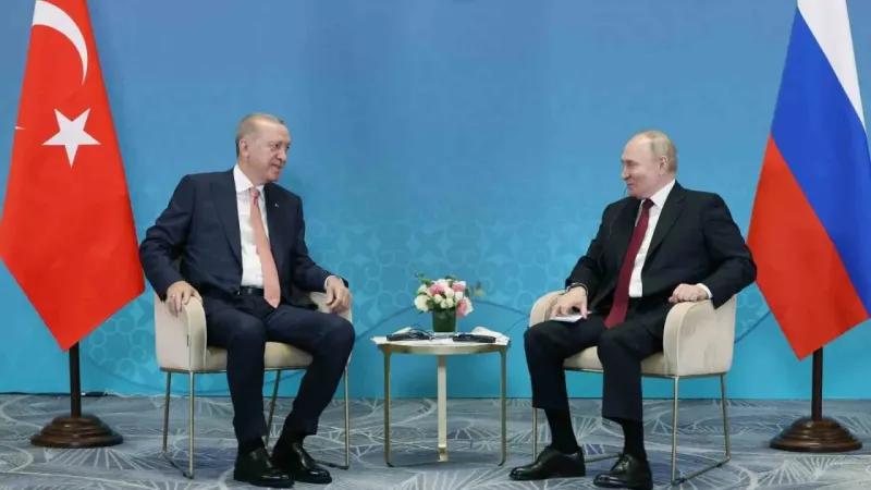 Putin: “Dünyadaki tüm zorluklara rağmen Rusya-Türkiye arasındaki ilişkiler ilerliyor” Putin: “Dünyadaki tüm zorluklara rağmen Rusya-Türkiye arasındaki ilişkiler ilerliyor”