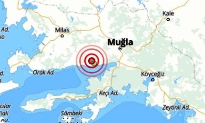 Muğla’da 3.1 büyüklüğünde deprem