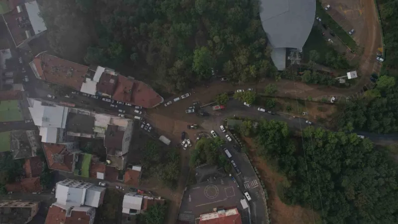 Bursa’da selin bilançosu havadan görüntülendi Bursa’da selin bilançosu havadan görüntülendi