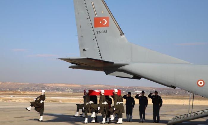 Şehit Piyade Sözleşmeli Er Korkmaz’ın cenazesi Gaziantep’e getirildi