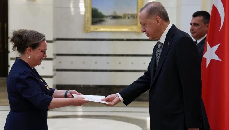 Cumhurbaşkanı Erdoğan, İsrail Büyükelçisi Irit Lillian’ı kabul etti